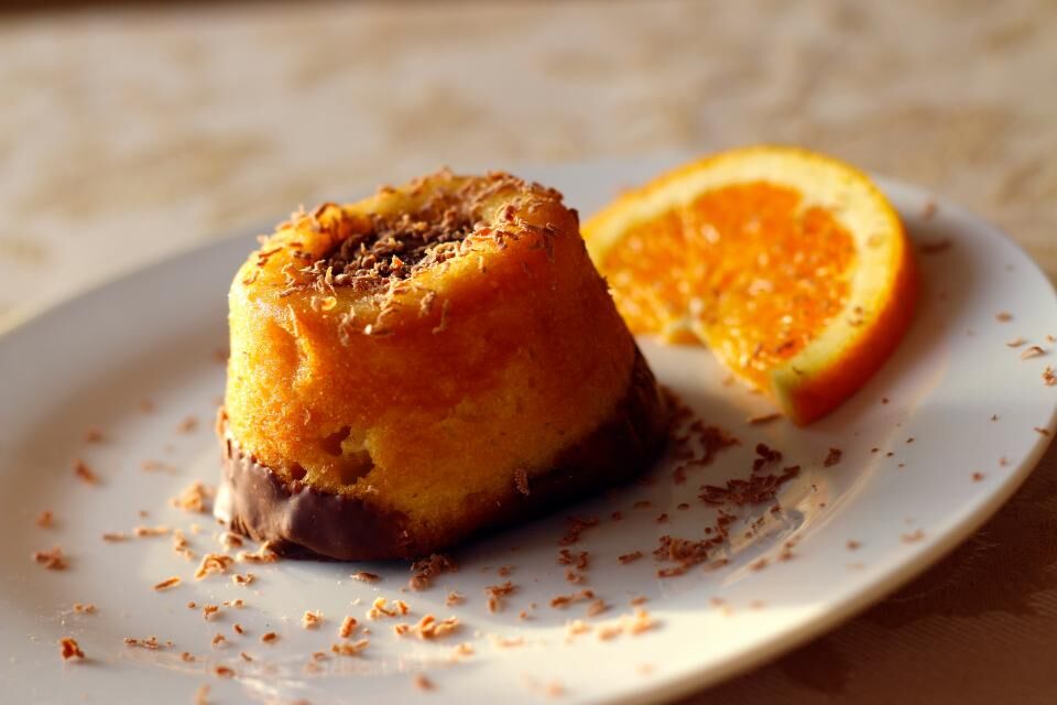 Bizcocho de naranja casero