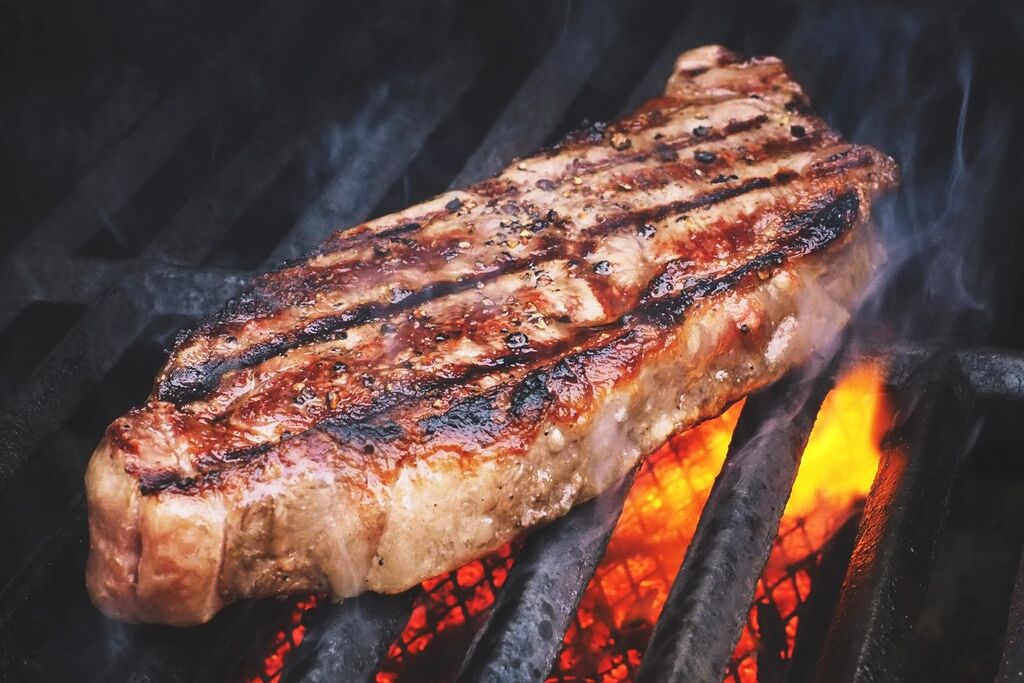 Entrecot a la brasa de encina